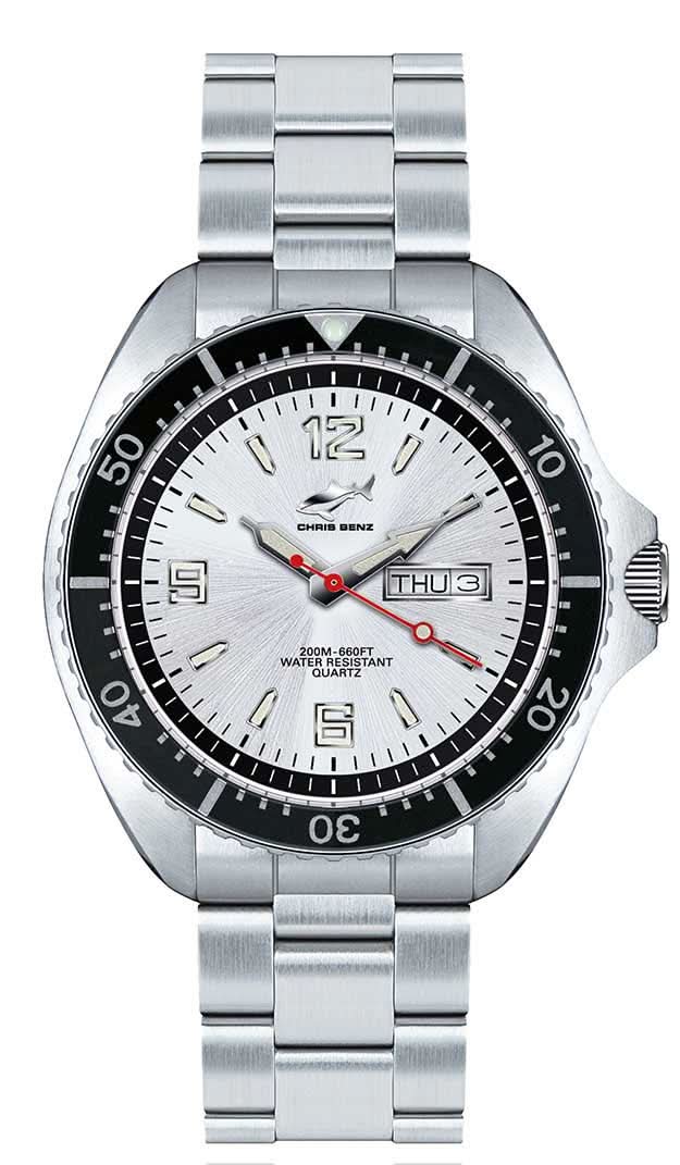 Chris Benz One CBO-SI-MB-SW Women's Watch • 200m Water Resistant • Sapphire Crystal