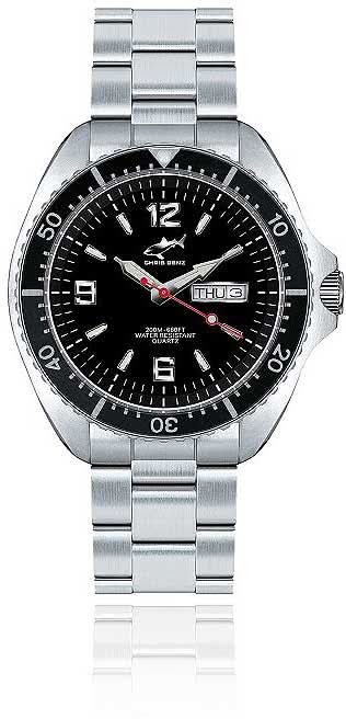 Chris Benz One CBO-S-MB-SW Men's Watch • 200m Water Resistant • Sapphire Crystal