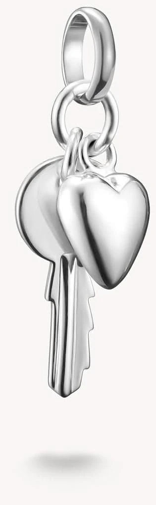 Charm Pendant, Heart and Key - Thomas Sabo Model: CC1233-001-21
