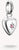 Charm pendant, heart with engraved star and lab-grown ruby - Thomas Sabo Model: CC1234-011-10