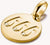 Thomas Sabo Charm Pendant Angel Number 666 with Stones Connect Gold Plated