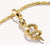 Thomas Sabo Charm Pendant, Snake with White Gemstone, in Gold-Plated Silver