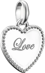 Thomas Sabo Charm Pendant, Love Heart, made of silver