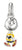 Charm pendant made of recycled 925 sterling silver Charlie Brown PEANUTS Connect Thomas Sabo Model: CC1304-664-4