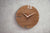 huamet Wall Clock 30x30x3.7 cm Wood • High-quality walnut wood • Handcrafted in South Tyrol