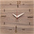 huamet Wall Clock 30x30x3.7 cm Wood • Genuine Walnut • Precise Quartz Movement