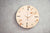 huamet Wall Clock 30x30x3.7 cm Wood • Silent Movement • Solid Wood Casing