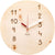 huamet Wall Clock 30x30x3.7 cm Wood • Genuine Pine Wood • Silent Quartz Movement