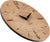 huamet Wall Clock 30 cm Ø Oak Wood • Silent Movement • Sweeping Second Hand