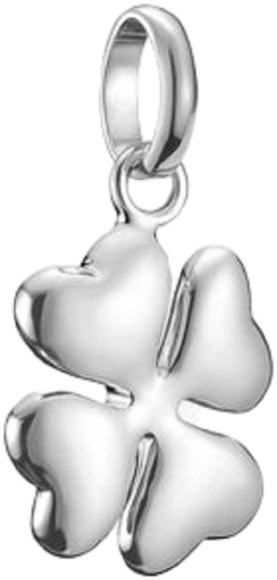 Charm pendant, 3D lucky clover in silver - Thomas Sabo Model: CC1236-001-21