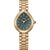 Citizen L Rainell EM1203-57X Damen Armbanduhr Grün • Eco-Drive Solar • Sphärisches Saphirglas