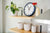Hermle Wall Clock 30x30x5 cm Stainless Steel • Quartz Movement • Modern Design
