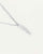 Peak Necklace with Tapered Pendant - 925 Sterling Silver