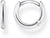 Single Classic Hoop Earring - 925 Sterling Silver