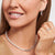 Creoles with stones - 925 Sterling Silver