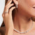 Creoles with stones - 925 Sterling Silver