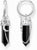 Hoop earrings with onyx pendant and necklace - Thomas Sabo Model: CR722-641-11