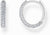 Silver Hoop Earrings with Zirconia Stones - Thomas Sabo Model: CR730-051-14