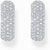Silver-coloured hoop earrings, set with white zirconia stones - Thomas Sabo model: CR731-051-14