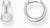 Silver hoop earrings in an elegant trapezoidal shape with a 90s-inspired chunky look - Thomas Sabo Model: CR740-001-21