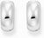 Silver-coloured chunky hoop earrings inspired by the 90s - Thomas Sabo Model: CR741-001-21