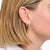 Gold-coloured hoop earrings, with a twisted design for romantic and elegant looks - Thomas Sabo model: CR742-413-39