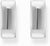 Silver-colored hoop earrings, with an angular shape and minimalist design - Thomas Sabo model: CR744-001-21