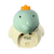 Kinderwecker mit Pinguin-Design, Rückseite mit Lüftungslöchern und Anschlussfach