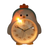 Kinderwecker Pinguin mit Beleuchtung, orange leuchtende Front und Ziffernblatt