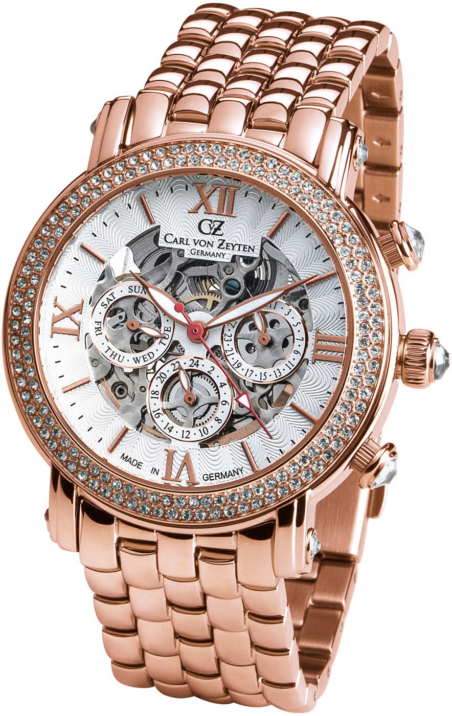 Carl von Zeyten Kniebis CvZ0062RWM Women's Watch • Open Heart