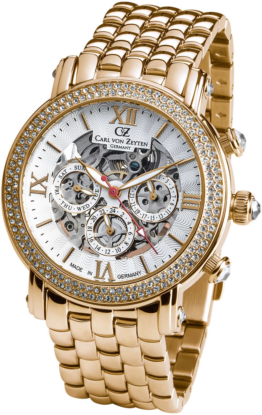 Carl von Zeyten Kniebis CvZ0062GWM Women's Watch • Open Heart