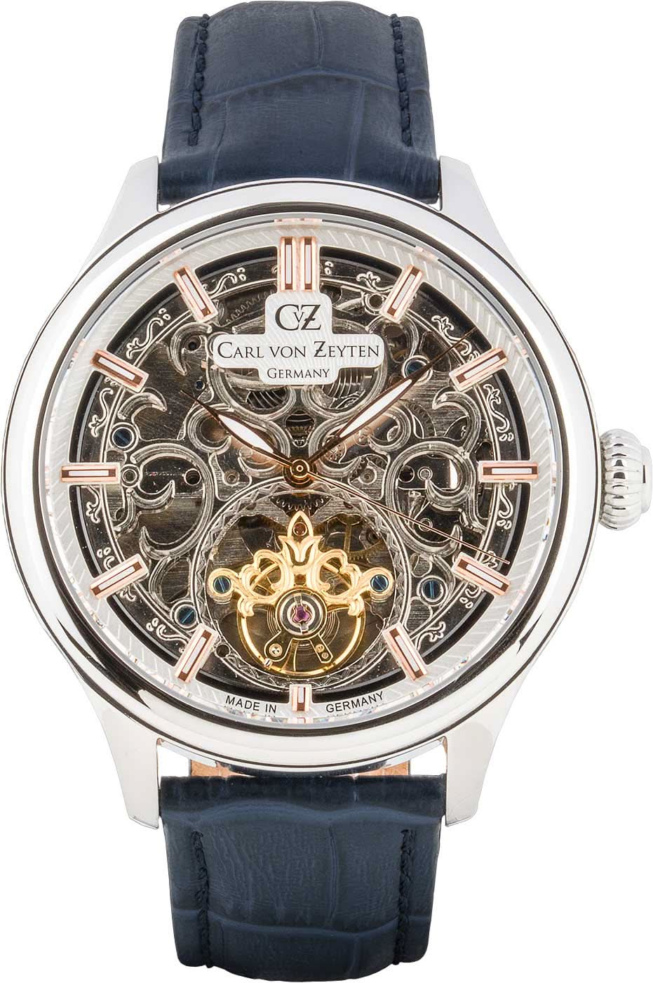 Carl von Zeyten Neustadt CVZ0014SWRS Men's Watch • Skeleton Dial • Elegant Automatic Movement
