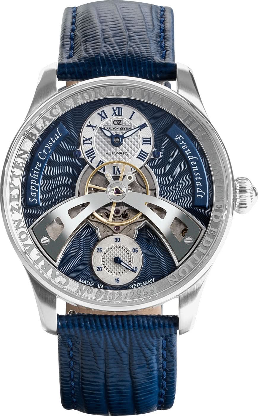 Carl von Zeyten Baden-Baden CVZ0043BLS Watch • Double-Balance Wheel