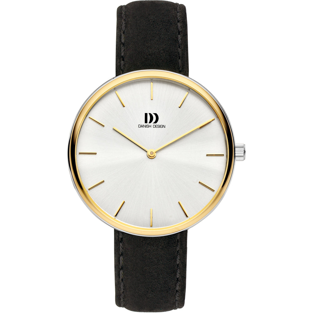 Danish Design Tidløs IQ11Q1243 Herrenuhr • Mineralglas • Bicolor-Edelstahlgehäuse
