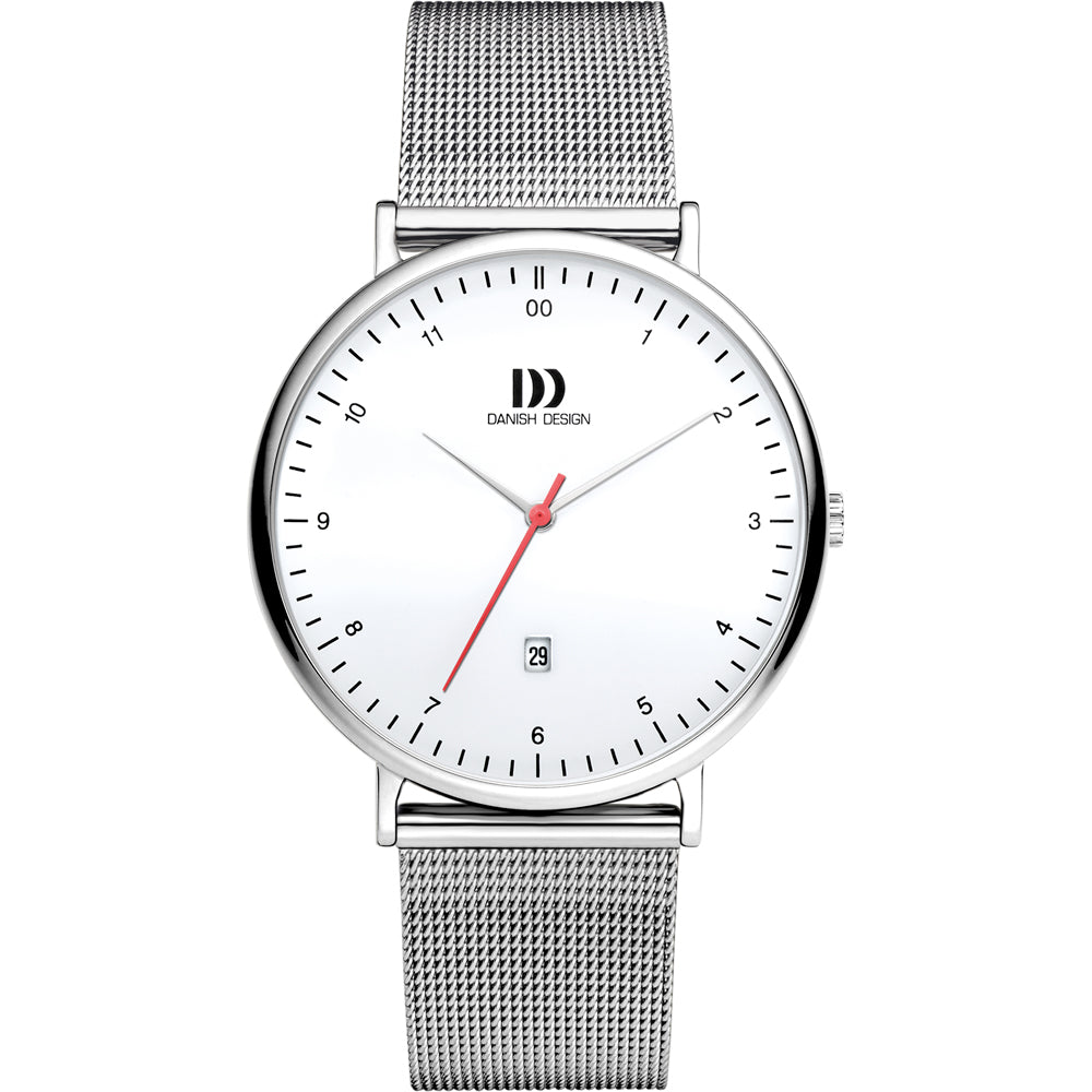Danish Design IQ62Q1188 Herren • Mineralglas • Milanaise-Armband