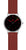 Danish Design Vira IV24Q1313 Damenuhr Schwarz/Rot • Saphirglas • Skandinavisches Design