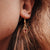 Daydreamer Earrings with Gemstone - Wood Core Model: Jewelry