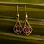 Daydreamer Earrings with Gemstone - Wood Core Model: Jewelry
