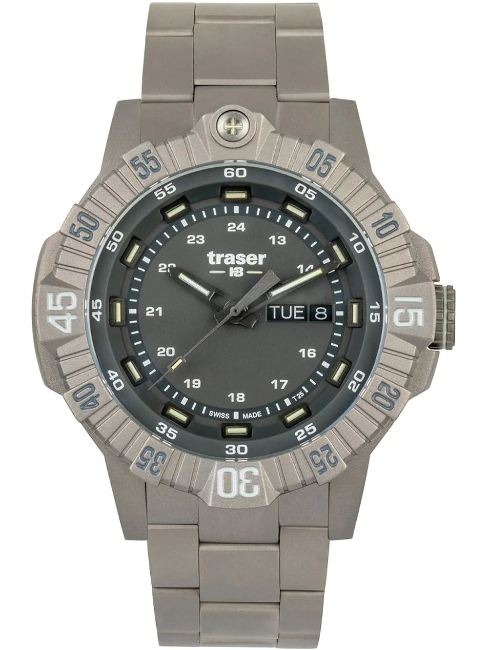 Traser P99 T Tactical 110666 Men's Watch • Trigalight H3 • Titanium