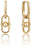 ANIA HAIE E045-04G Hoop Earrings with Charms