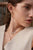 ANIA HAIE E054-03G Geometric Hoop Earrings with a Pearl