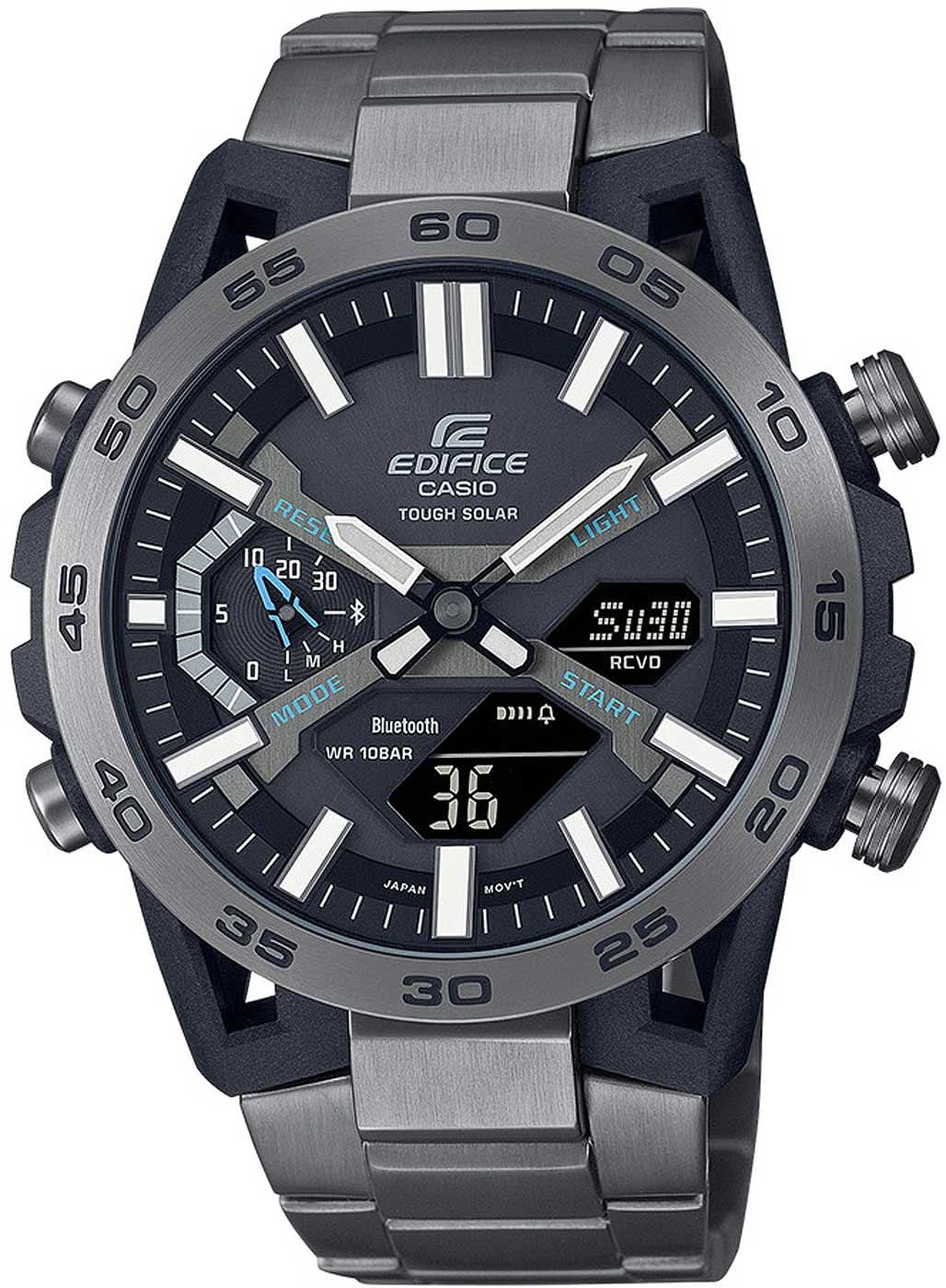 Casio Edifice ECB-2000DC-1AEF Men's Watch • Smart Features • Tough Solar
