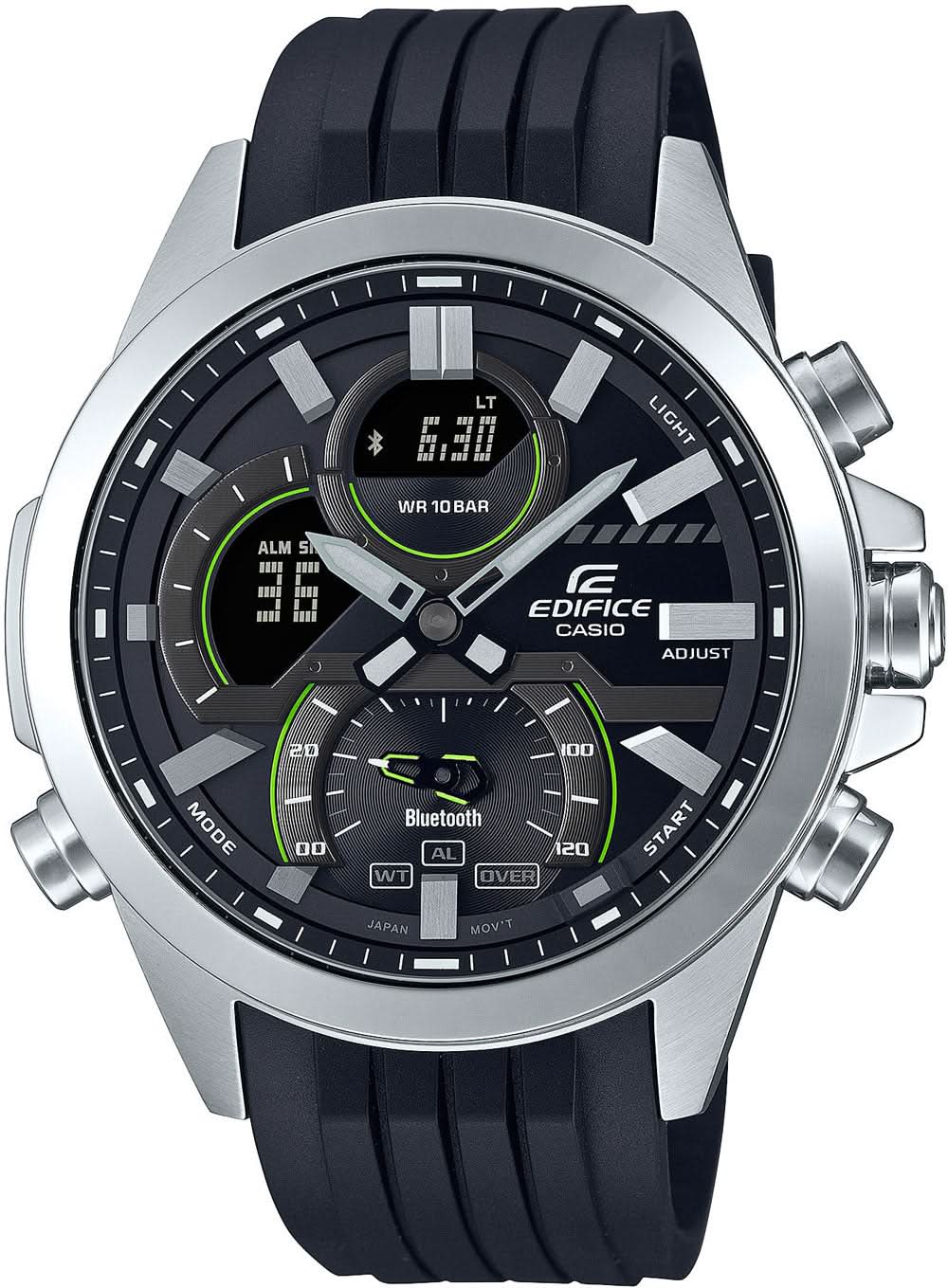 Casio Edifice ECB-30P-1AEF Men's Watch • Smart functions via Bluetooth • World time