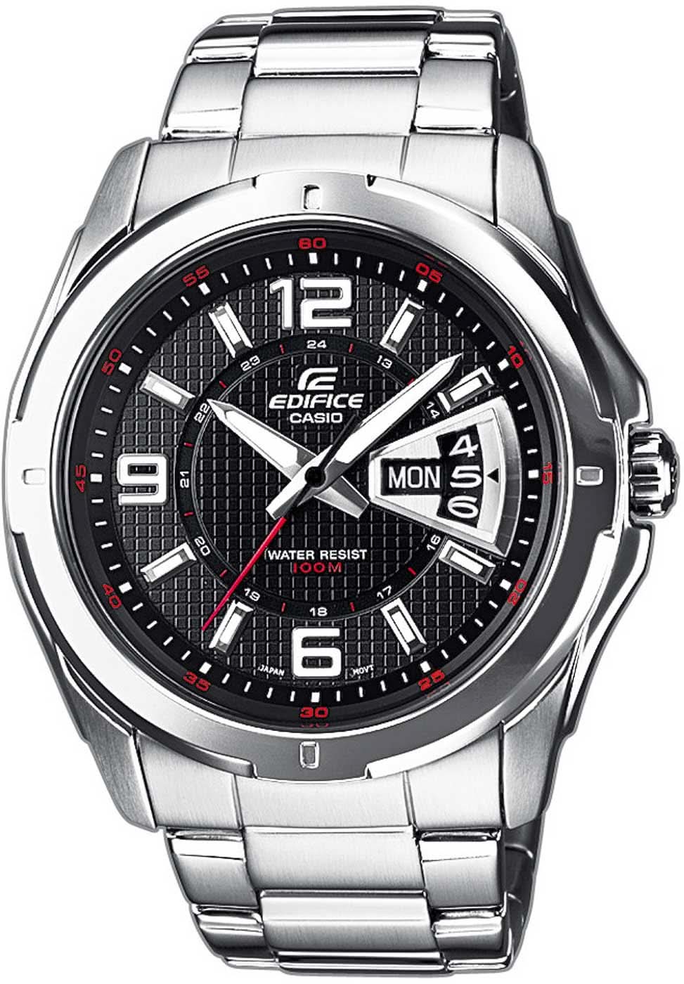 Casio Edifice EF-129D-1AVEF Men's Watch • 10 bar Water Resistance • Date Display