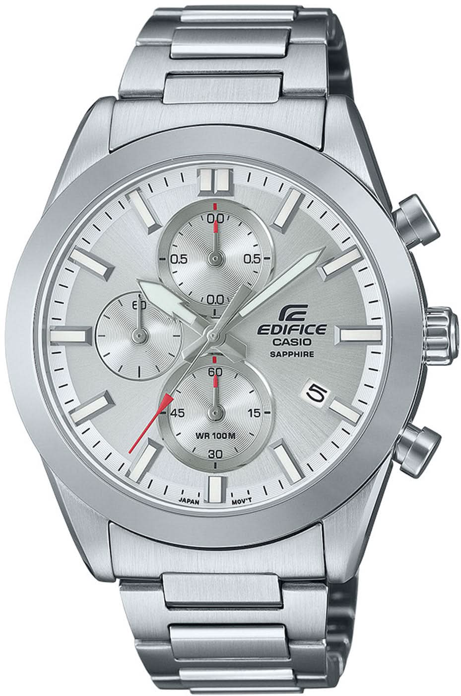 Casio Edifice EFB-710D-7AVUEF Men's Watch • Scratch-resistant sapphire crystal • Solid stainless steel bracelet