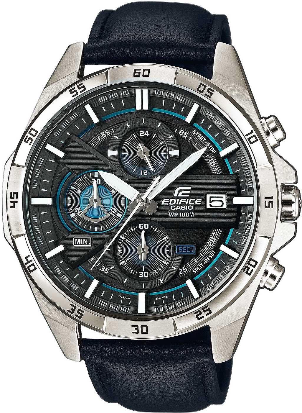 Casio Edifice EFR-556L-1AVUEF Men's Watch • Sporty Chronograph • 10 Bar Water Resistance
