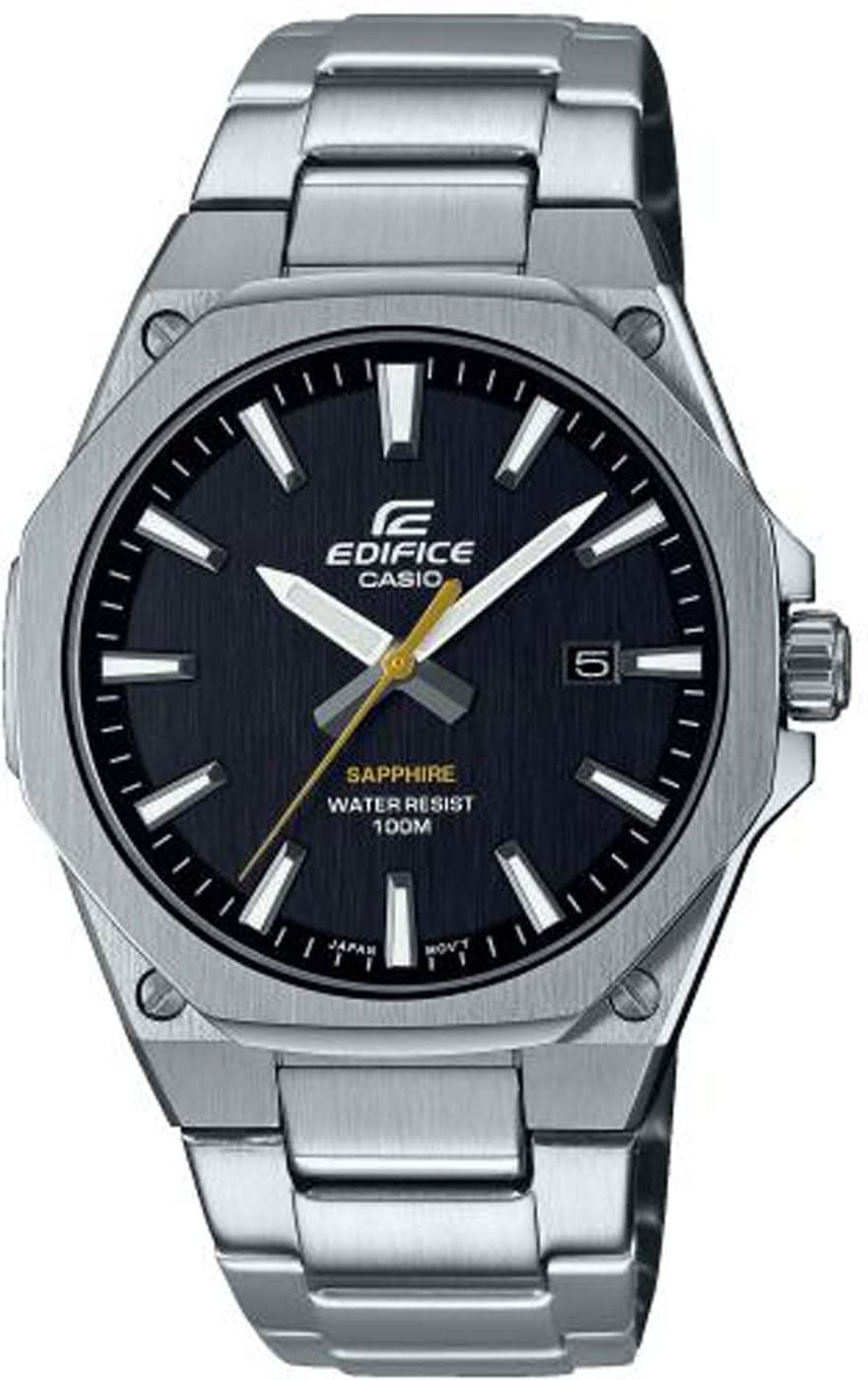 Casio Edifice EFR-S108D-1AVUEF Men's Watch • Scratch-resistant sapphire crystal • Super-slim case