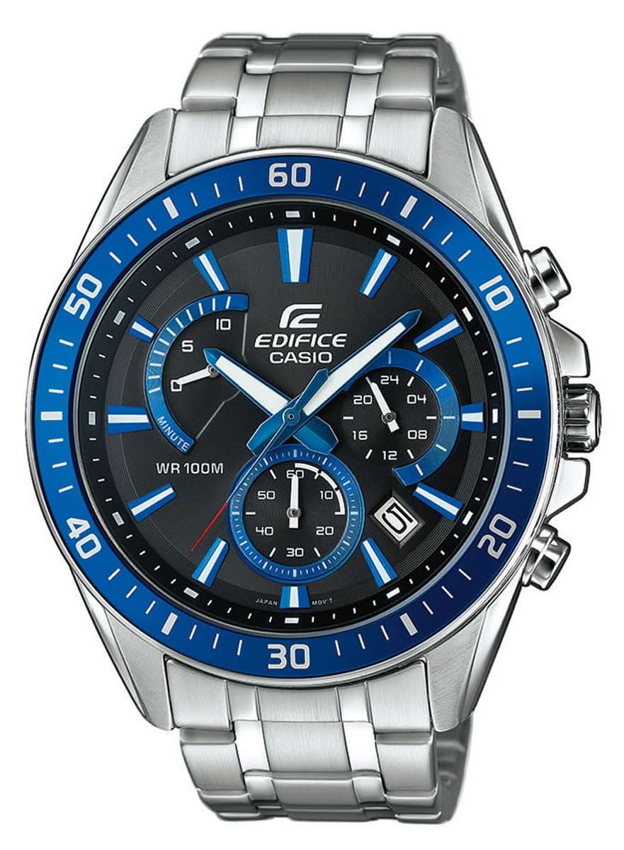 Casio Edifice EFR-552D-1A2VUEF Men's Watch • Sport Chronograph • Stainless Steel Design