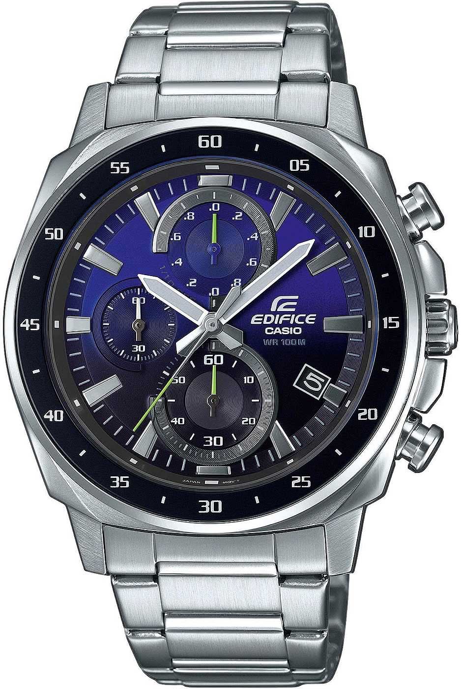 Casio Edifice EFV-600D-2AVUEF Men's Watch • Sporty Chronograph • 10 bar Water Resistant