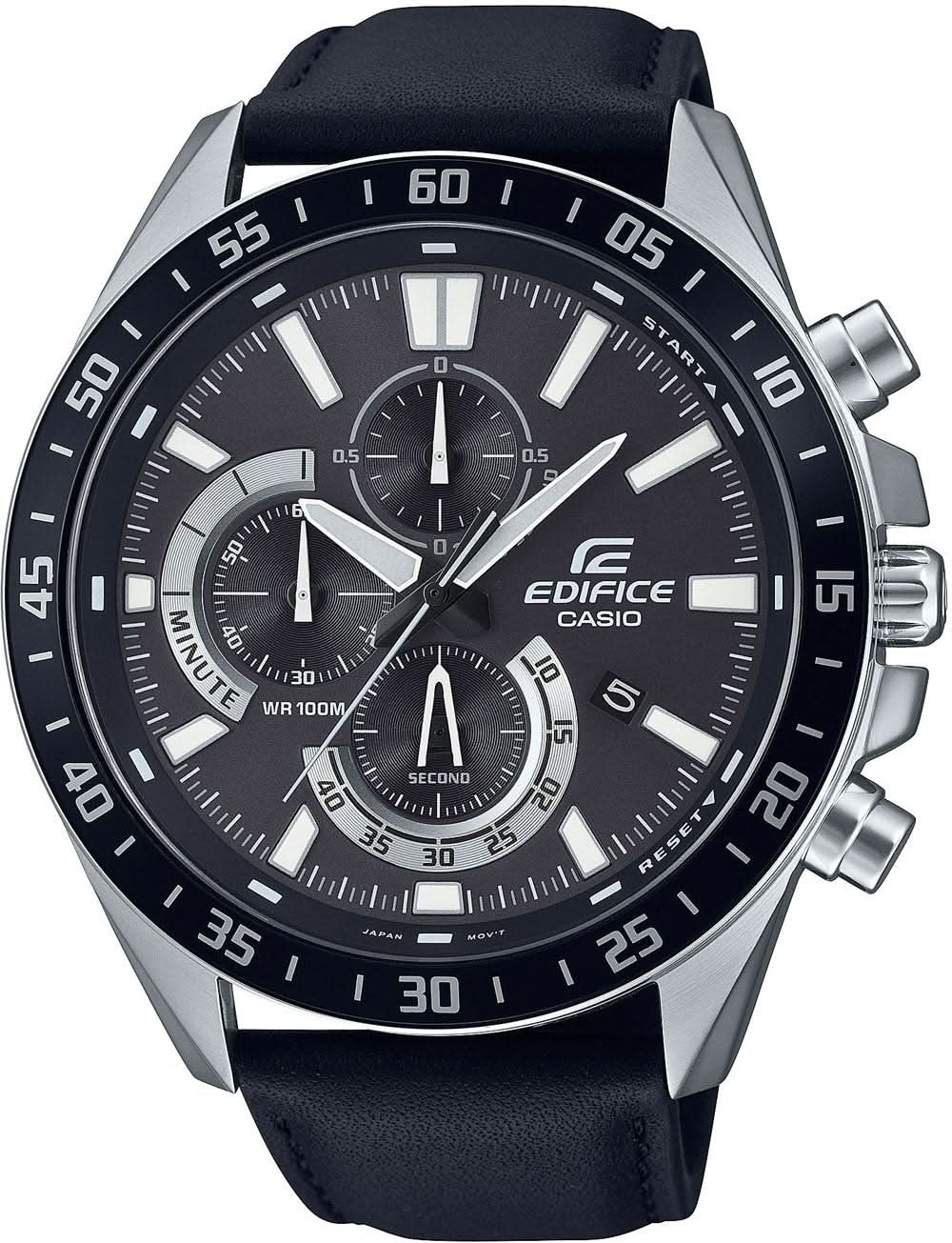 Casio Edifice EFV-620L-1AVUEF Men's Watch • Precise Chronograph • 10 Bar Water Resistance